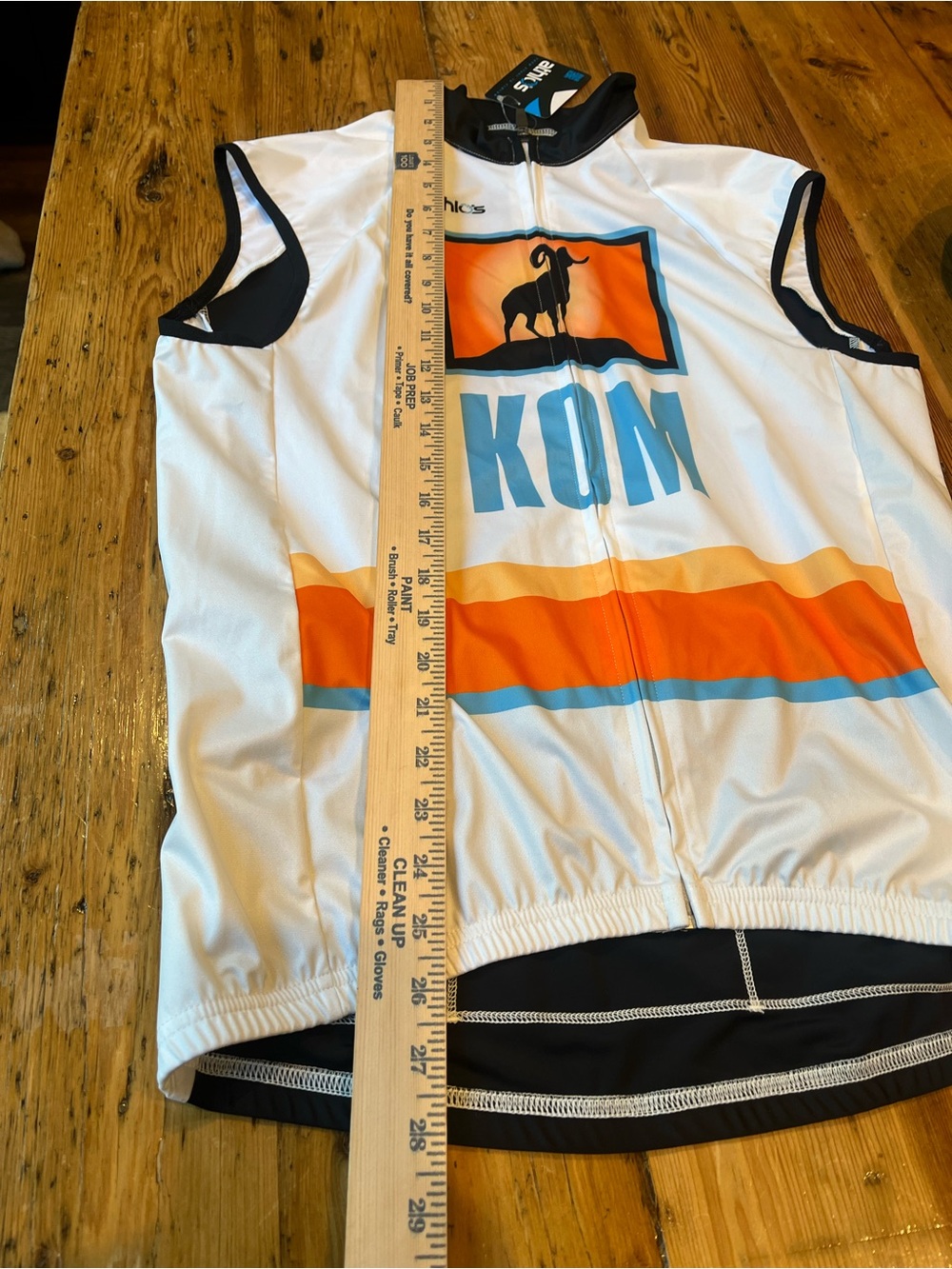 ATHLOS CYCLING BREAKAWAY WIND VEST • KOM• Size Medium • NWT - Picture 5 of 6